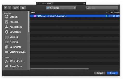 How to Install and Organize Macros in Affinity Photo .